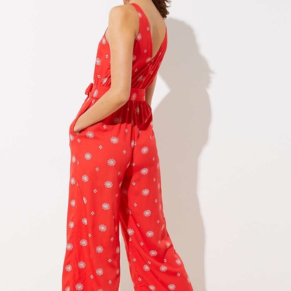Loft wide leg jumpsuit - Picture 3 of 5